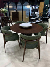 Nordic Natural Light Oak Rectangular Dining Table with 6 Matching Wooden Armchairs