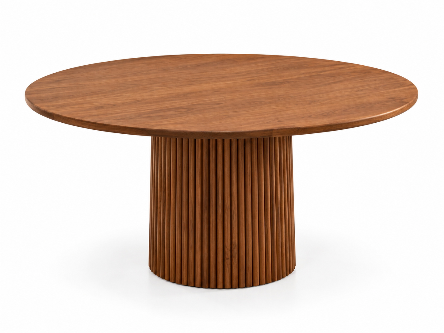 Nordic Natural Light Oak Rectangular Dining Table with 6 Matching Wooden Armchairs